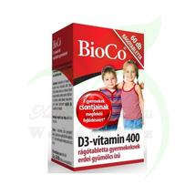 BIOCO D3-VITAMIN 400 KAPSZUKA