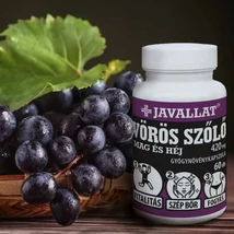 Javallat Vörös szőlő mag és héj