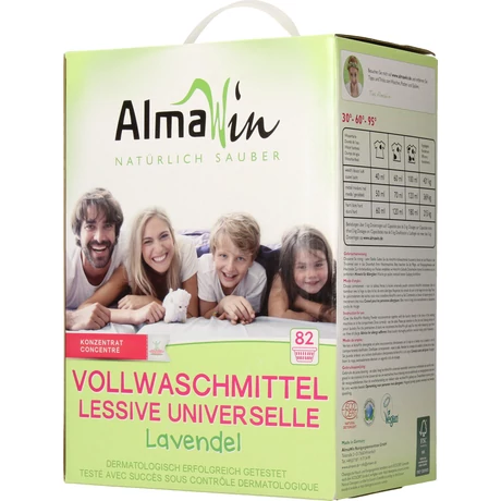 ALMAWIN Általános mosópor koncentrátum - 82 mosásra levendulával