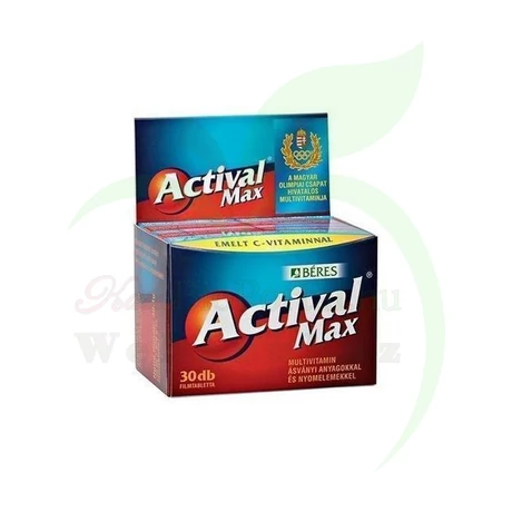 BÉRES ACTIVAL MAX MULTIVITAMIN FILMTABLETTA