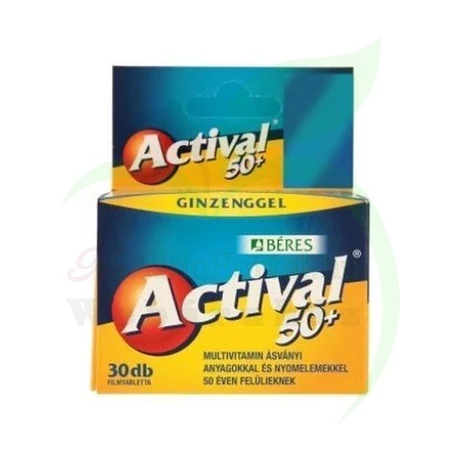 BÉRES ACTIVAL 50+ FILMTABLETTA