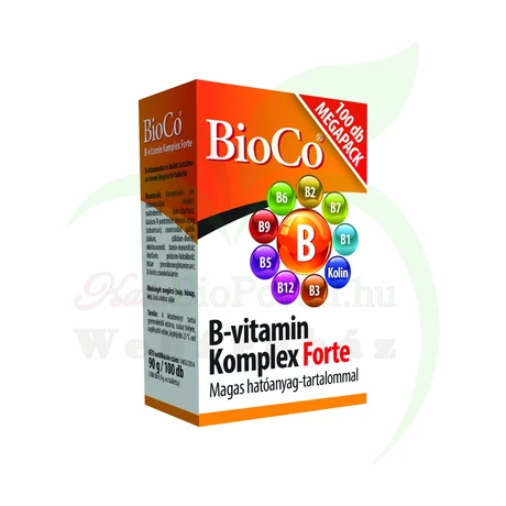 BIOCO B-VITAMIN KOMPLEX FORTE TABLETTA