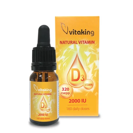 Vitaking natural d3 vitamin csepp 20 ml