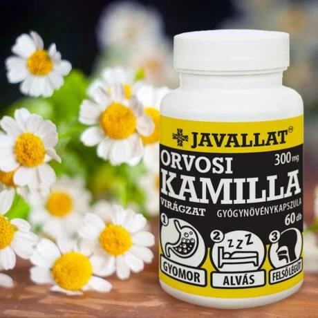 Javallat Orvosi kamilla virágzat