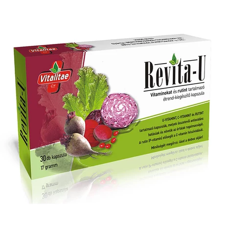 VITALITAE Revita-U, 30 db kapszula (17g)