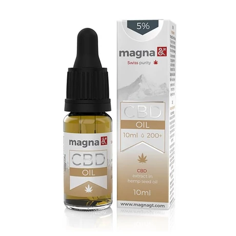 MAGNA G&amp;T 5 % CBD olaj kendermagolajban 10ml