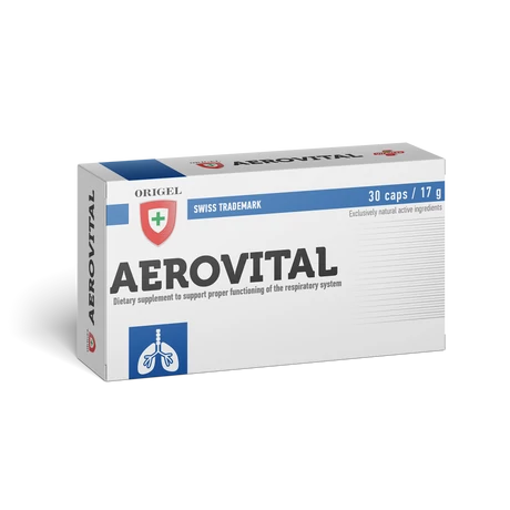 VITALITAE Aerovital étrend-kiegészítő, 30 db kapszula (17g)